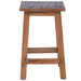 Taburet natural 30 x 30 x 47 cm Lemn de mahon - WALTI WALTI