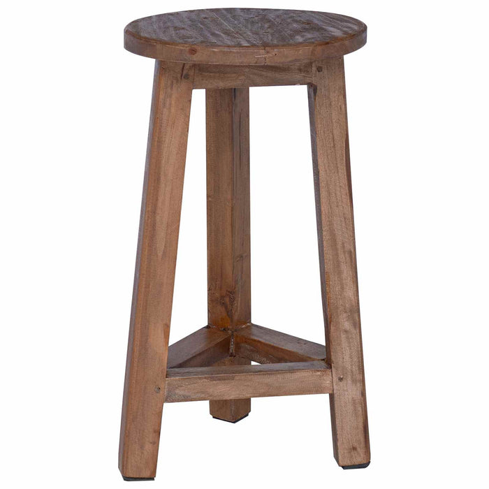 Taburet natural 28 x 28 x 50 cm Lemn de mahon WALTI