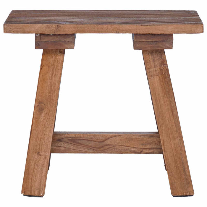 bancă natural 50,5 x 25 x 47,5 cm Lemn masiv de mahon - WALTI WALTI
