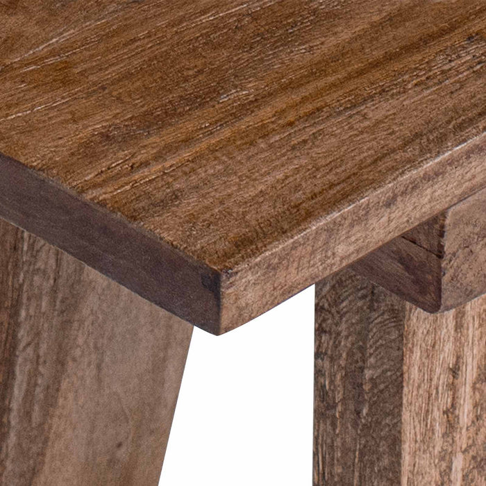 bancă natural 92 x 23,5 x 45,5 cm Lemn masiv de mahon WALTI
