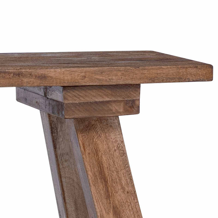 bancă natural 92 x 23,5 x 45,5 cm Lemn masiv de mahon WALTI