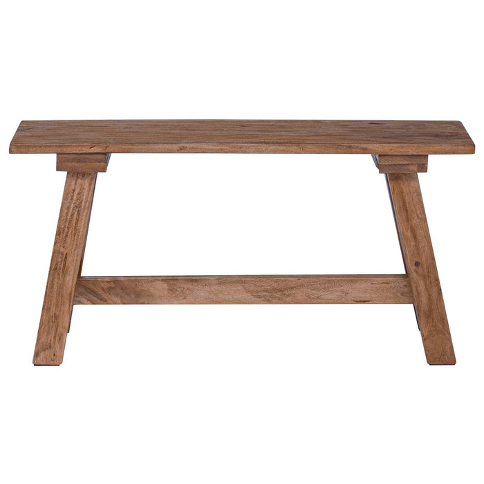 bancă natural 92 x 23,5 x 45,5 cm Lemn masiv de mahon WALTI