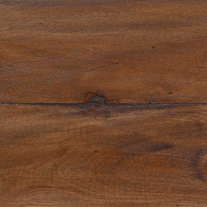 Taburet natural 29 x 20 x 17 cm Lemn de mahon WALTI