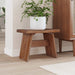 Taburet natural 40 x 25 x 31 cm Lemn de mahon - WALTI WALTI