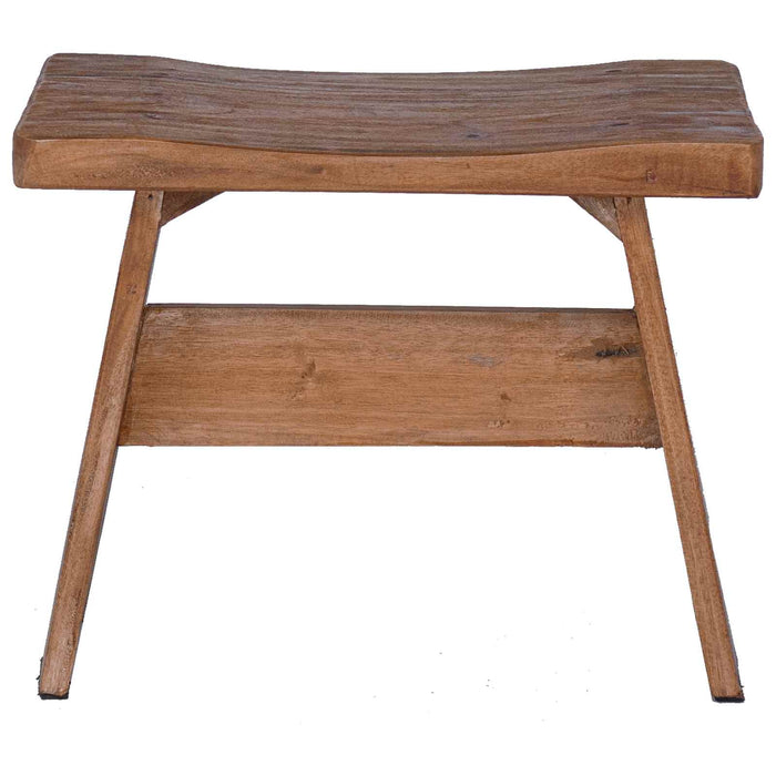 Taburet natural 40 x 25 x 31 cm Lemn de mahon - WALTI WALTI