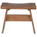 Taburet natural 40 x 25 x 31 cm Lemn de mahon - WALTI WALTI