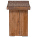 Taburet natural 40 x 25 x 31 cm Lemn de mahon - WALTI WALTI
