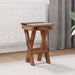 Taburet natural 30 x 30 x 48 cm Lemn masiv recuperat - WALTI WALTI
