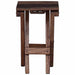 Taburet natural 30 x 30 x 48 cm Lemn masiv recuperat - WALTI WALTI
