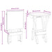 Taburet natural 30 x 30 x 48 cm Lemn masiv recuperat - WALTI WALTI