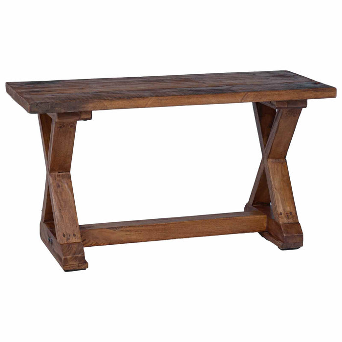 bancă natural 85 x 35 x 47 cm Lemn masiv recuperat - WALTI WALTI