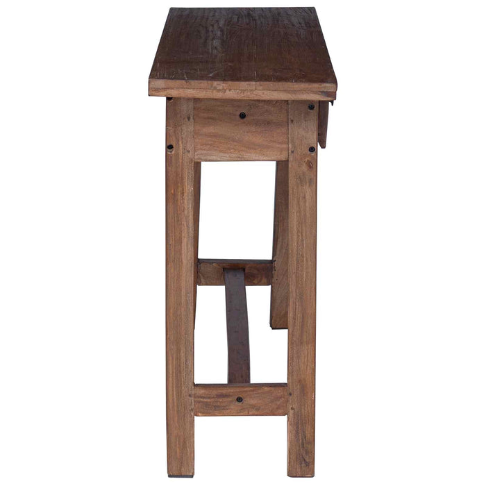 Birou cu sertar Maro 110 x 30 x 79 cm Lemn masiv de mahon - WALTI WALTI