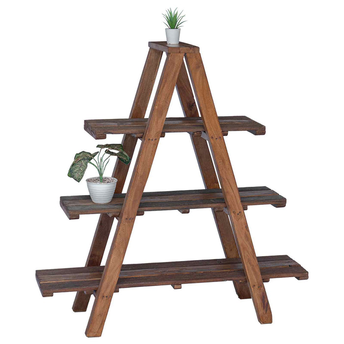 Raft pliabil Maro 79.5 x 35 x 112 cm Lemn recuperat masiv - WALTI WALTI