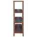 Raft pliabil Maro 79.5 x 35 x 112 cm Lemn recuperat masiv - WALTI WALTI