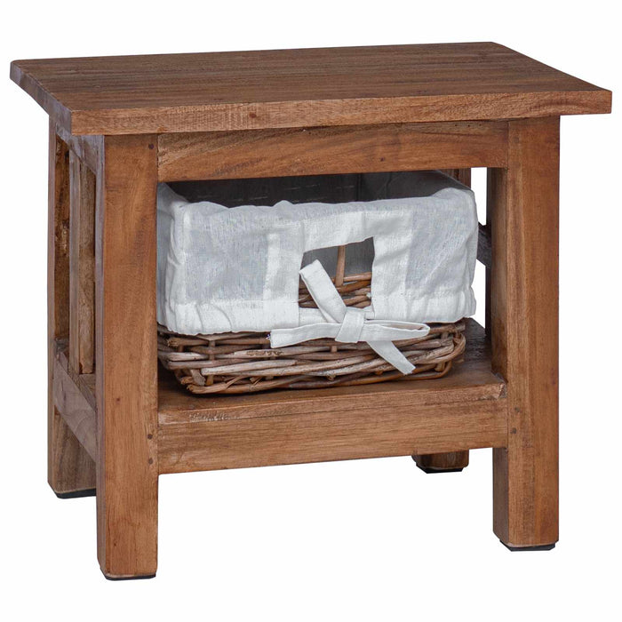 Masă laterală Maro 38 x 28 x 35 cm Lemn masiv de mahon - WALTI WALTI