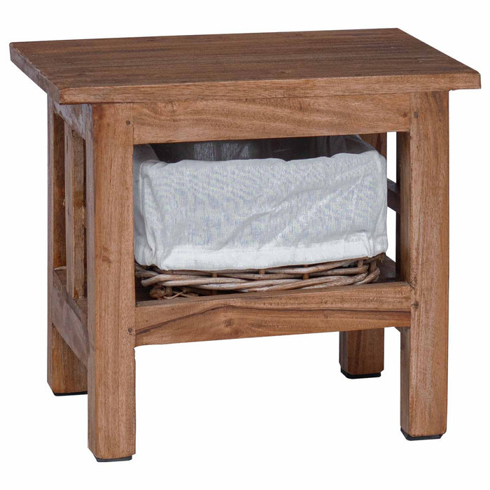 Masă laterală Maro 38 x 28 x 35 cm Lemn masiv de mahon - WALTI WALTI