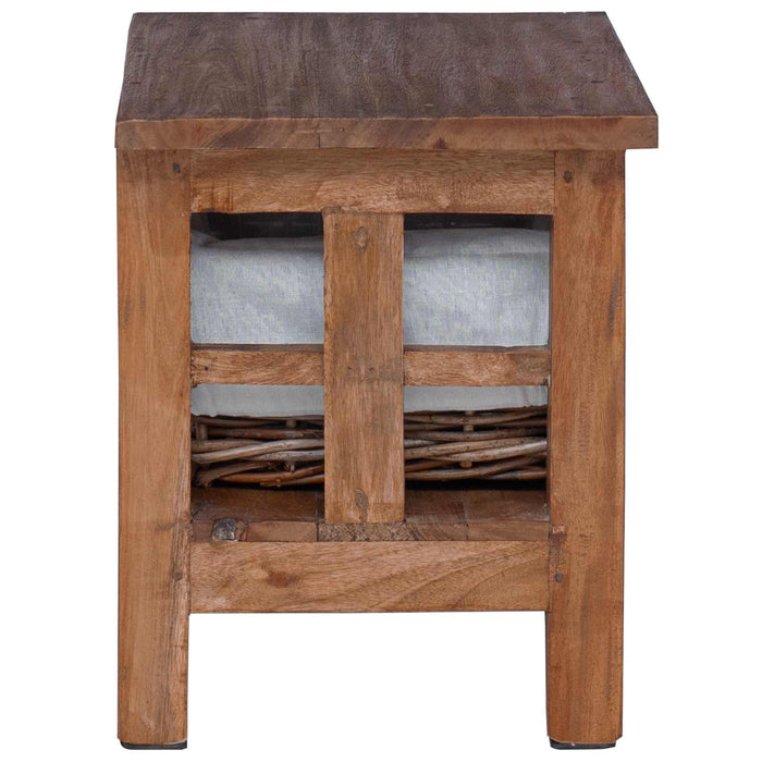 Masă laterală Maro 38 x 28 x 35 cm Lemn masiv de mahon - WALTI WALTI