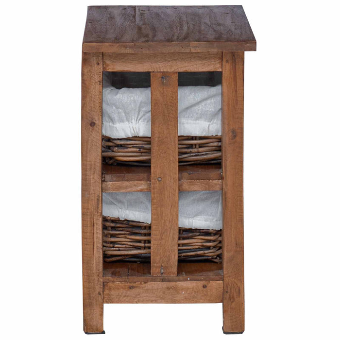 Masă laterală Maro 38 x 28 x 50 cm Lemn masiv de mahon - WALTI WALTI