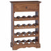 Raft pentru vin 55 x 23 x 85 cm Lemn masiv de mahon - WALTI WALTI