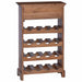 Raft pentru vin 55 x 23 x 85 cm Lemn masiv de mahon - WALTI WALTI