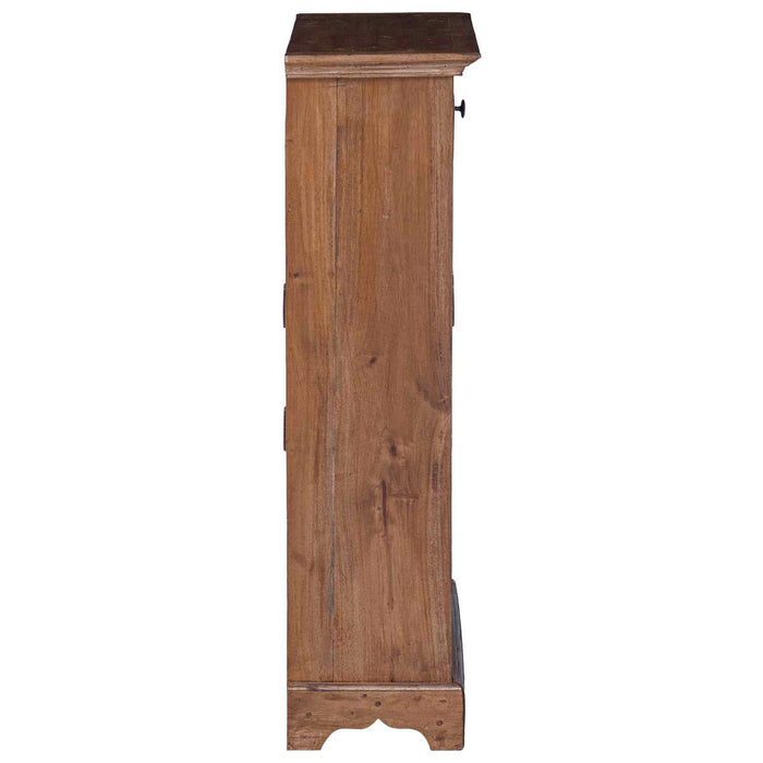 Raft pentru vin 55 x 23 x 85 cm Lemn masiv de mahon - WALTI WALTI