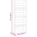 Rafturi pentru plante Maro 50 x 15 x 117 cm Lemn de pin tratat - WALTI WALTI