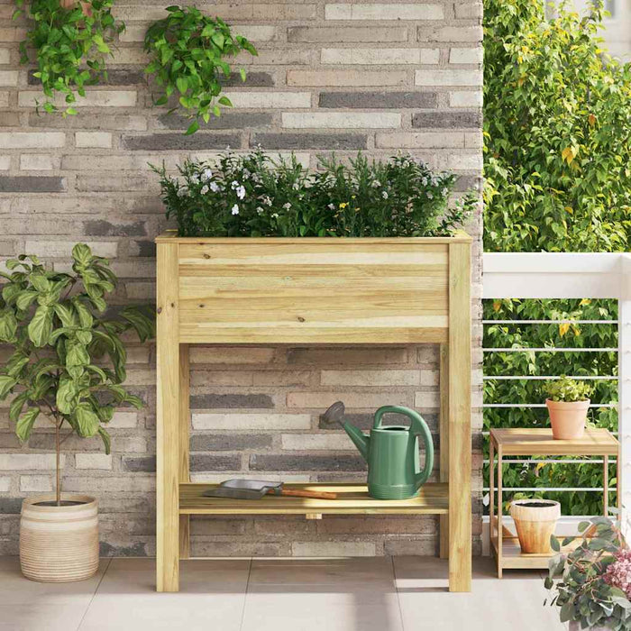 Vază Înalta cu raft Maro 85,5 x 46,5 x 96 cm Lemn de pin tratat - WALTI WALTI