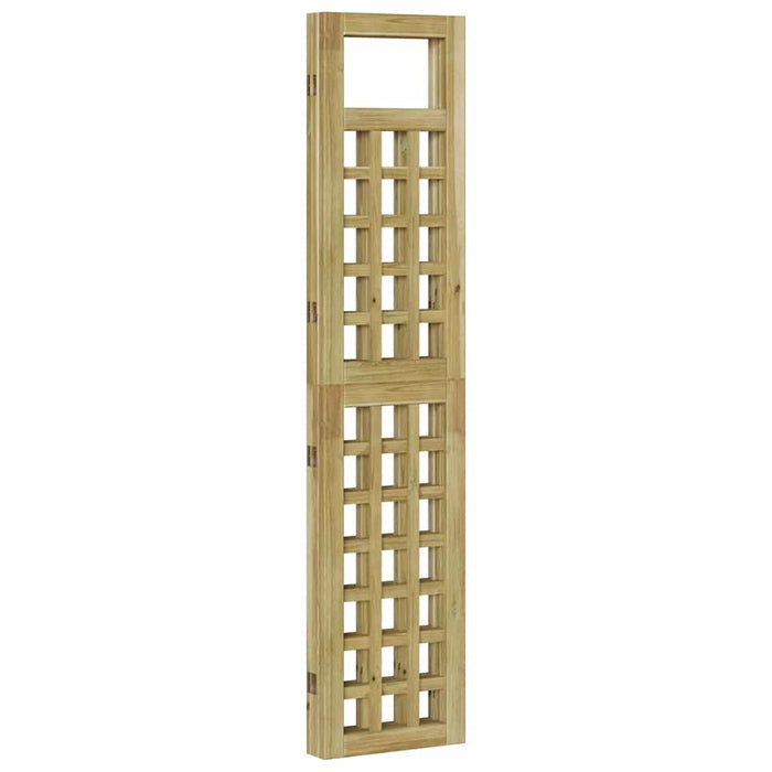 Ecran de intimitate Maro miere 121 x 180 cm Lemn de pin masiv WALTI