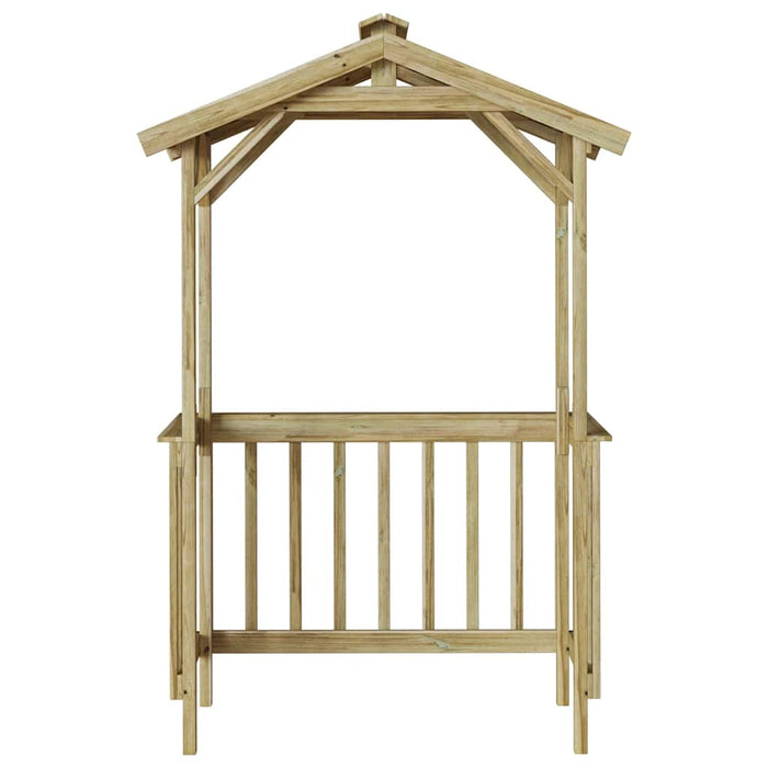 Adăpost BBQ 133.5x63x200 cm din Lemn de Pin Impregnat - WALTI WALTI