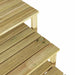 masă 3 pcs natural Lemn de pin tratat - WALTI WALTI