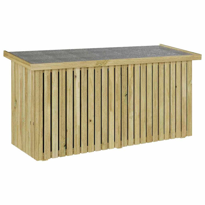 Cutie de depozitare pentru grădină natural 119 x 44 x 58,5 cm - WALTI WALTI