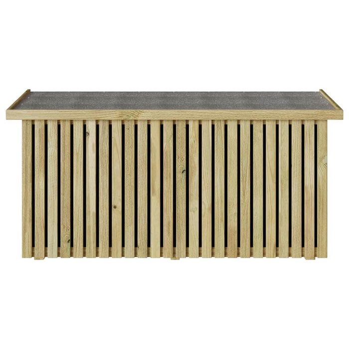 Cutie de depozitare pentru grădină natural 119 x 44 x 58,5 cm - WALTI WALTI