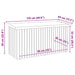 Cutie de depozitare pentru grădină natural 119 x 44 x 58,5 cm - WALTI WALTI
