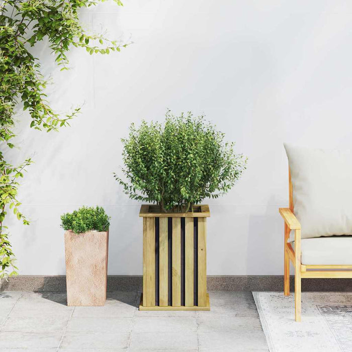 Jardinieră Maro 33 x 33 x 45 cm Lemn de pin impregnat - WALTI WALTI