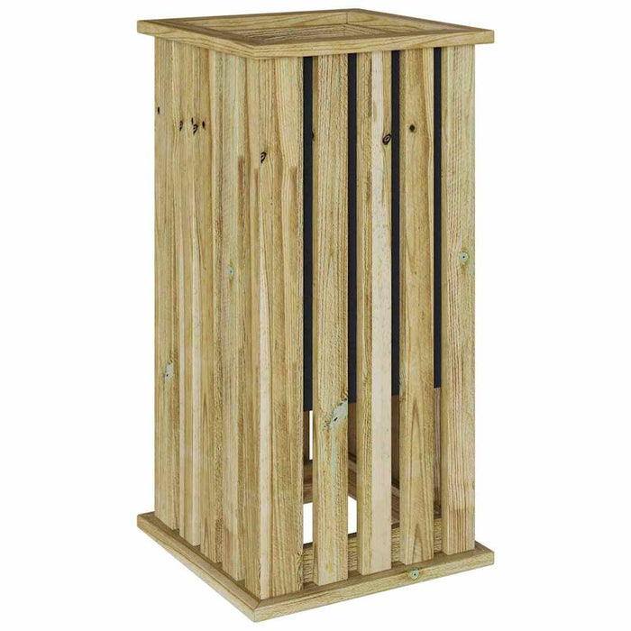 Cutii de plantare Maro 33 x 33 x 65 cm Lemn de pin tratat - WALTI WALTI