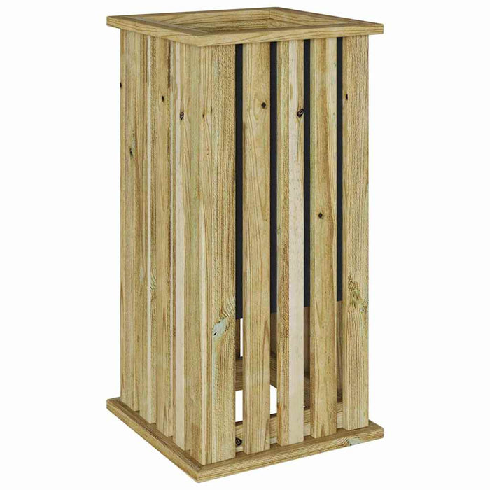 Cutii de plantare Maro 33 x 33 x 65 cm Lemn de pin tratat - WALTI WALTI