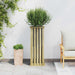 Cutii de plantare Maro 33 x 33 x 85 cm Lemn de pin tratat - WALTI WALTI