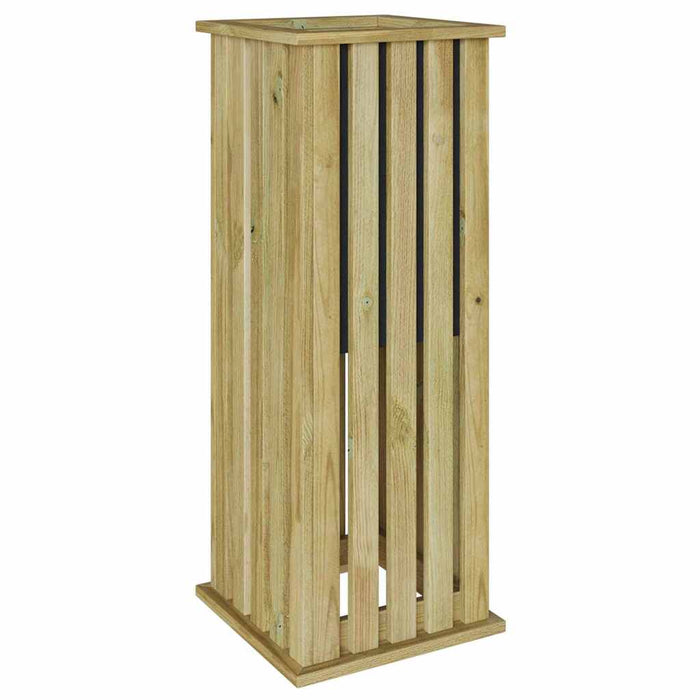 Cutii de plantare Maro 33 x 33 x 85 cm Lemn de pin tratat - WALTI WALTI