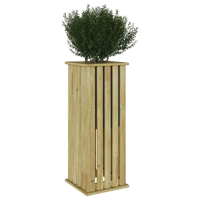 Cutii de plantare Maro 33 x 33 x 85 cm Lemn de pin tratat - WALTI WALTI