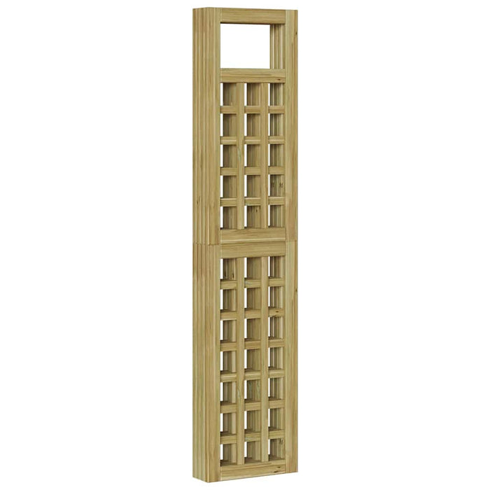 Ecran de intimitate Maro miere 160 x 180 cm Lemn de pin masiv WALTI