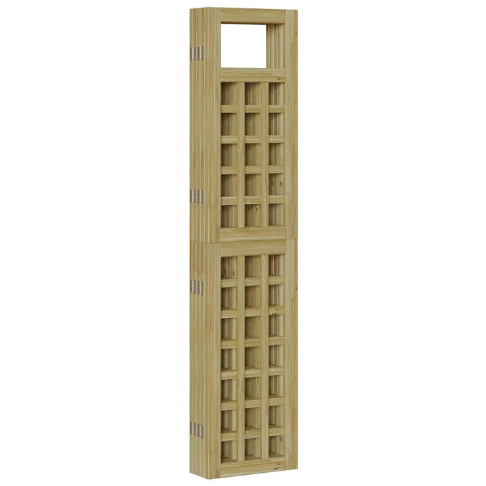 Ecran de intimitate Maro miere 200 x 180 cm Lemn de pin masiv WALTI