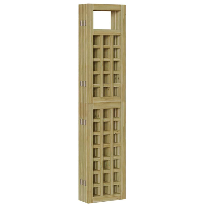 Ecran de intimitate Maro miere 240 x 180 cm Lemn de pin masiv WALTI