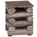 Taburet natural 30 x 30 x 38 cm Lemn solid de tec - WALTI WALTI