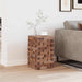 Taburet natural 29 x 29 x 48 cm Lemn masiv recuperat - WALTI WALTI