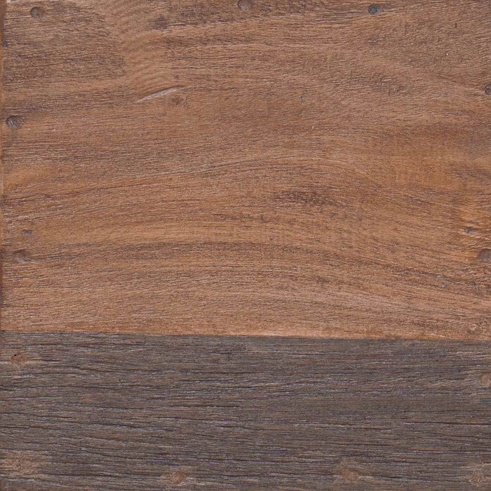 Taburet natural 29 x 29 x 48 cm Lemn masiv recuperat - WALTI WALTI