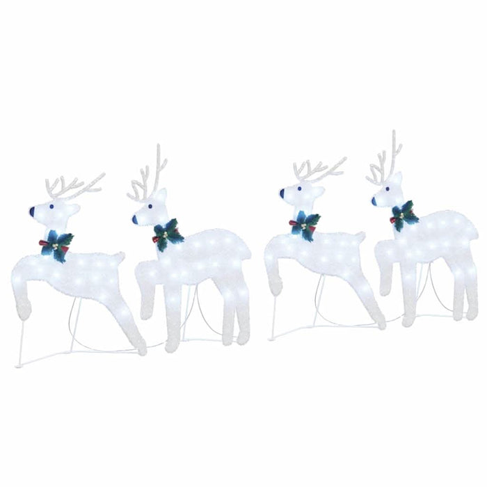 Renii LED 4 pcs Argintiu 45 x 19 x 65 cm țesătură - WALTI WALTI