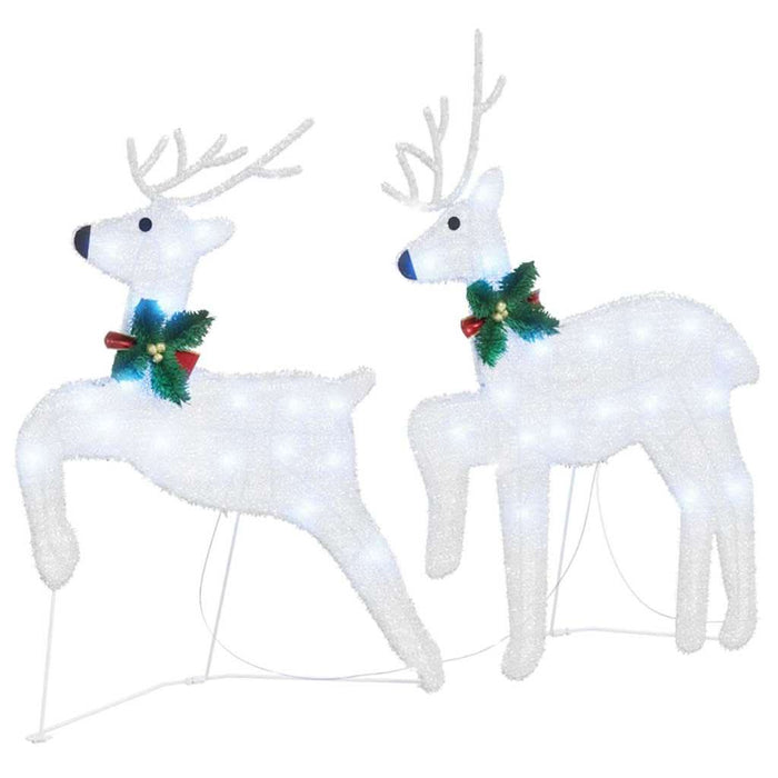 Renii LED 4 pcs Argintiu 45 x 19 x 65 cm țesătură - WALTI WALTI
