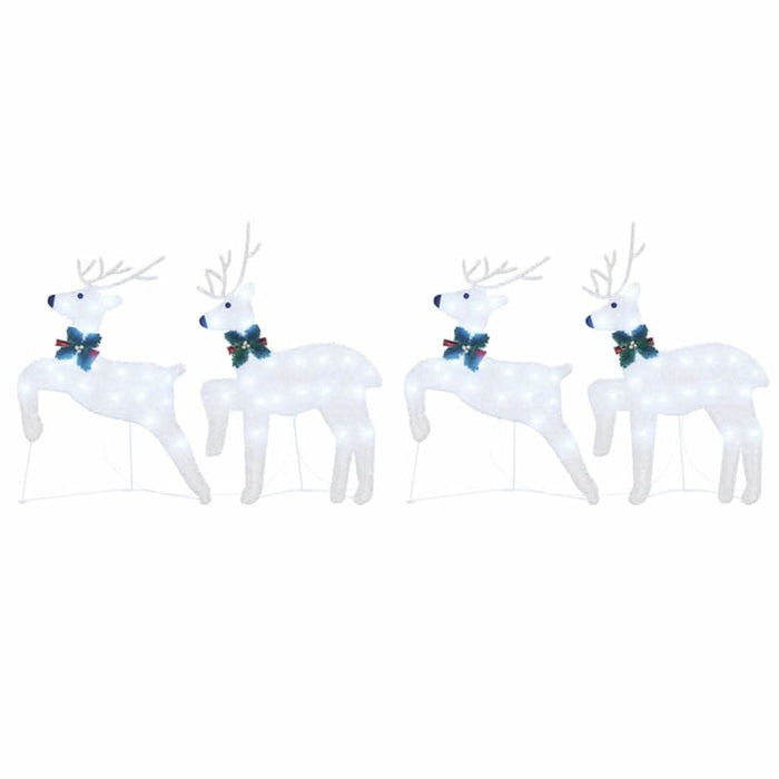 Renii LED 4 pcs Argintiu 45 x 19 x 65 cm țesătură - WALTI WALTI