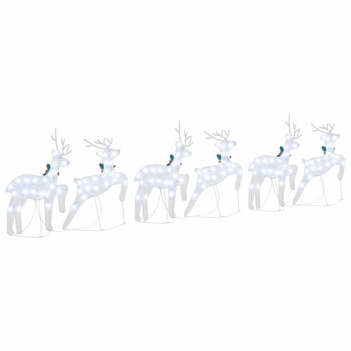 Renii LED 6 pcs Argintiu 45 x 19 x 65 cm țesătură - WALTI WALTI