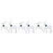 Renii LED 6 pcs Argintiu 45 x 19 x 65 cm țesătură - WALTI WALTI